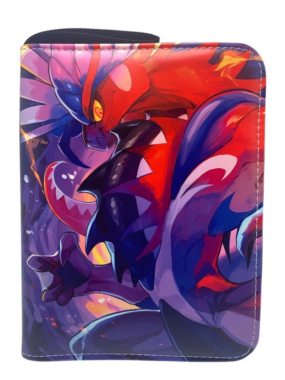 Pokemon-Inspired Trading Card Binder With Zipper Closure & 12-Page Card Capacity